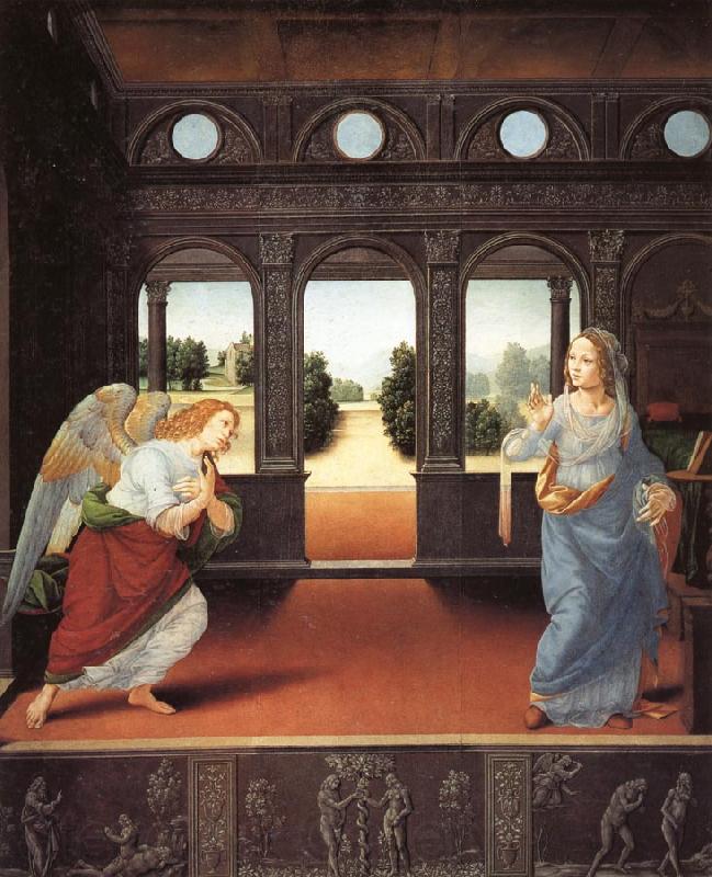 LORENZO DI CREDI The Annunciation Spain oil painting art